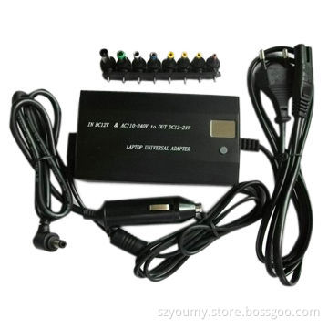 Automatic laptop universal adapter, power 100W 5A car and home 2-in-1